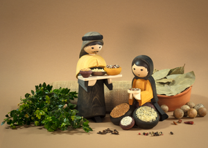 Ulmik Krippe 22cm Gewürzhändler