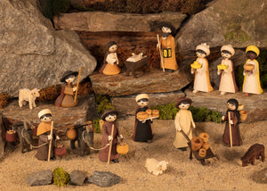 Ulmik Krippe 7cm gebeizt