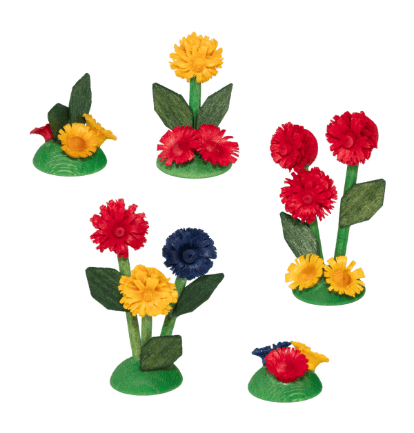 Blumen-Sortiment gebeizt 5-teilig, Ulmik