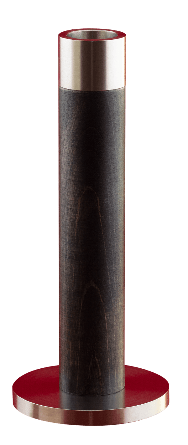 Stehlenleuchter schwarz 13cm, Ulmik