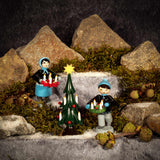 Adventskinder 3-teilig blau Ulmik
