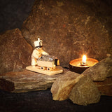 Bergmann mit Grubenhund natur Ulmik