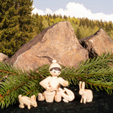 Eichhörnchengruppe 3-teilig natur Ulmik