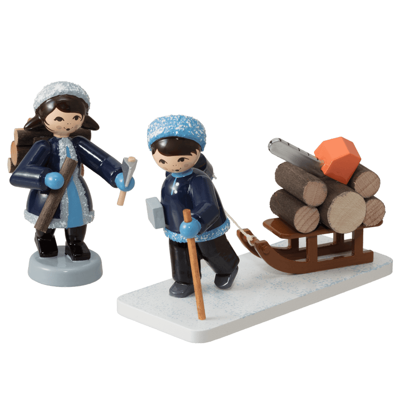 Holzmacher 2-teilig blau Ulmik