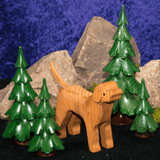 Jagdhund gebeizt 8cm Ulmik