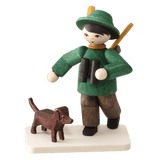 Jäger mit Hund gebeizt Ulmik