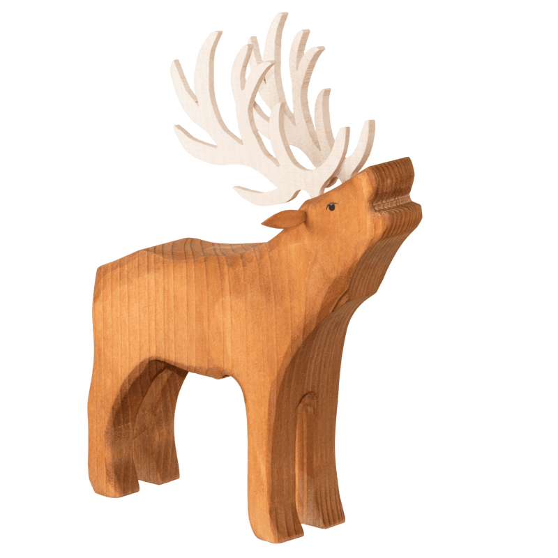 Röhrender Hirsch gebeizt 23cm Ulmik