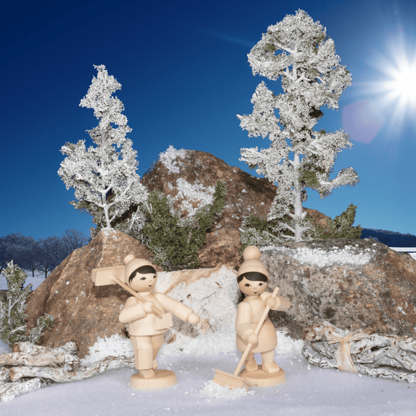 Schneefeger 2-teilig natur Ulmik