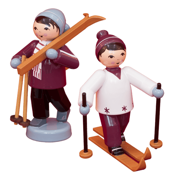 Skifahrer 2-teilig lila Ulmik