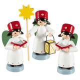 Weihnachtsengel 3-teilig farbig Ulmik