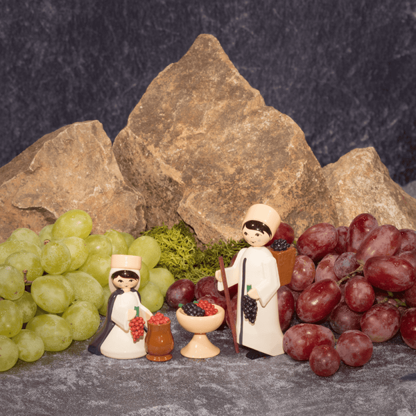 Weinbauern 3-teilig farbig Ulmik