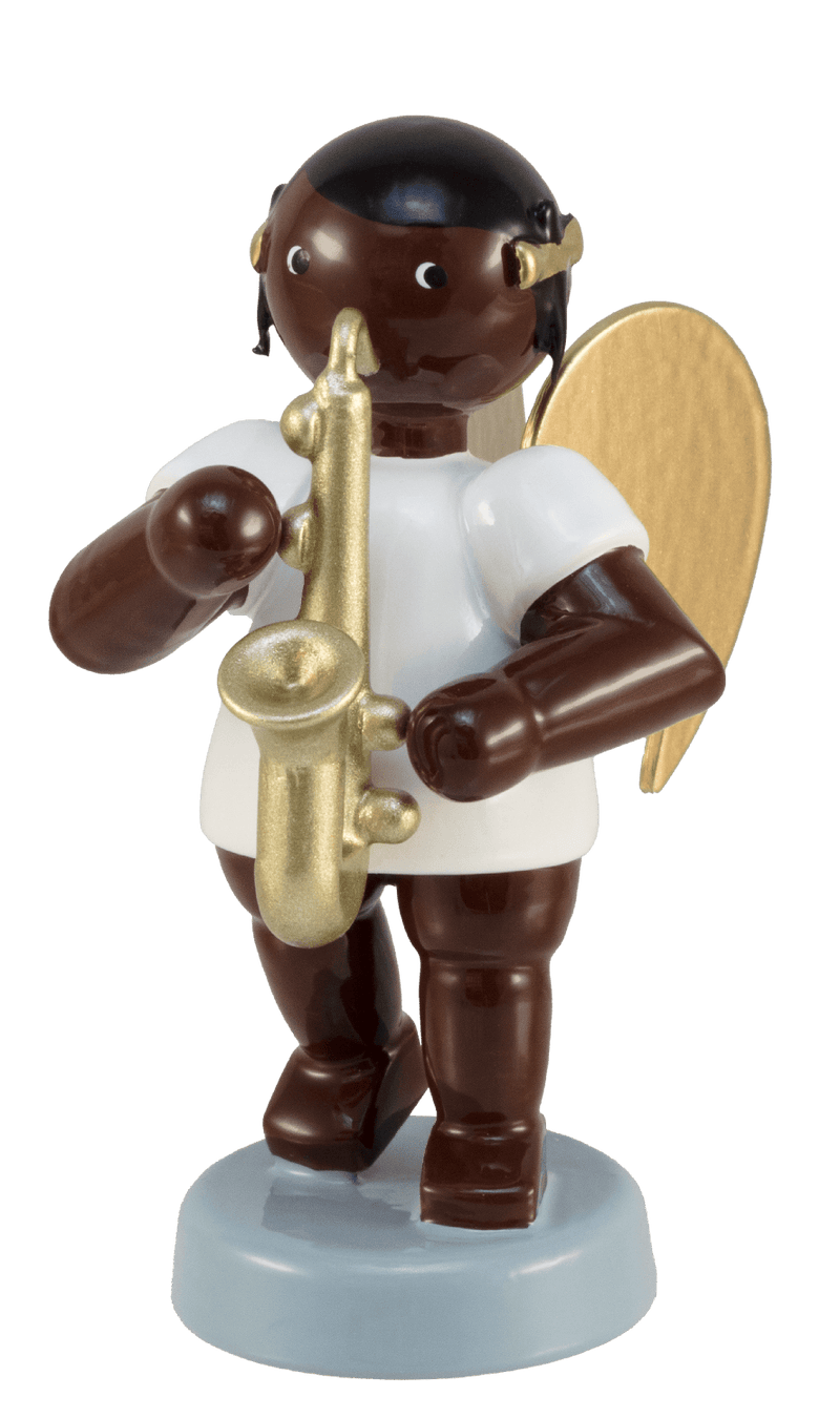 Afrikanerengel mit Saxophon, Ulmik