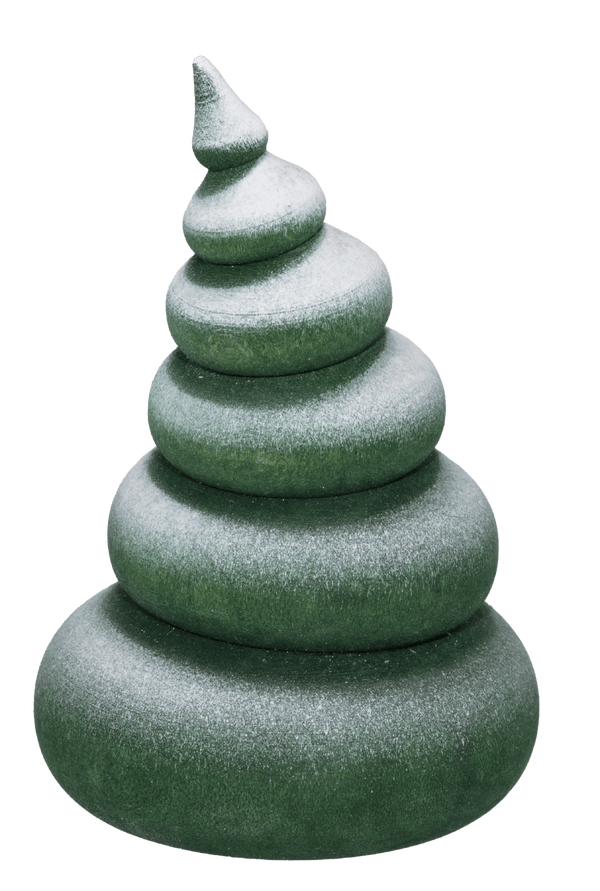 Baum Grün-Weiß gebeizt, 6-stufig, Ulmik
