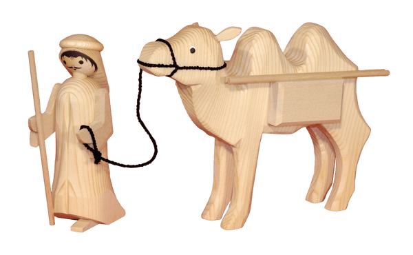 Kameltreiber mit Kamel Pakete natur 13cm, Ulmik