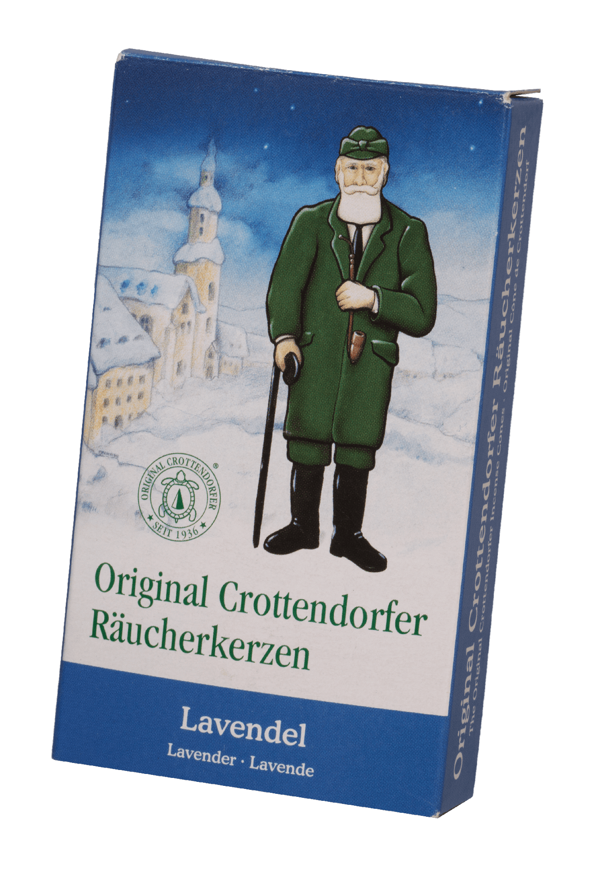 Crottendorfer Räucherfass Mit Lavendel-Duft – Inkl. 20 Räucherkerzen Größe M & Halter