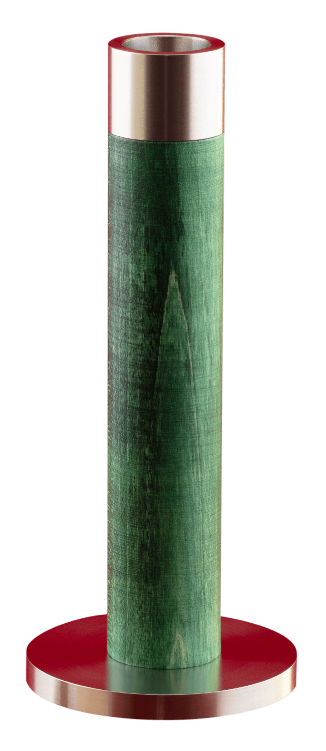 Stehlenleuchter grün 13cm, Ulmik