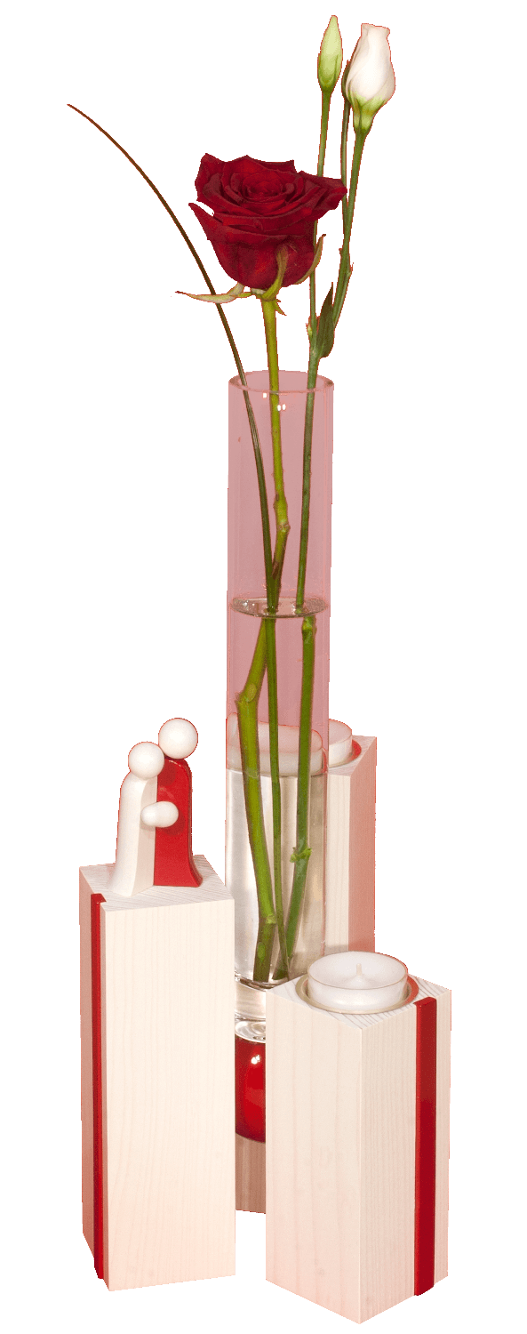 Sternvase Weiß-Rot, Ulmik