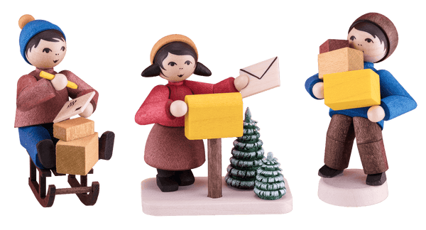 Weihnachtspost 3-teilig gebeizt, Ulmik